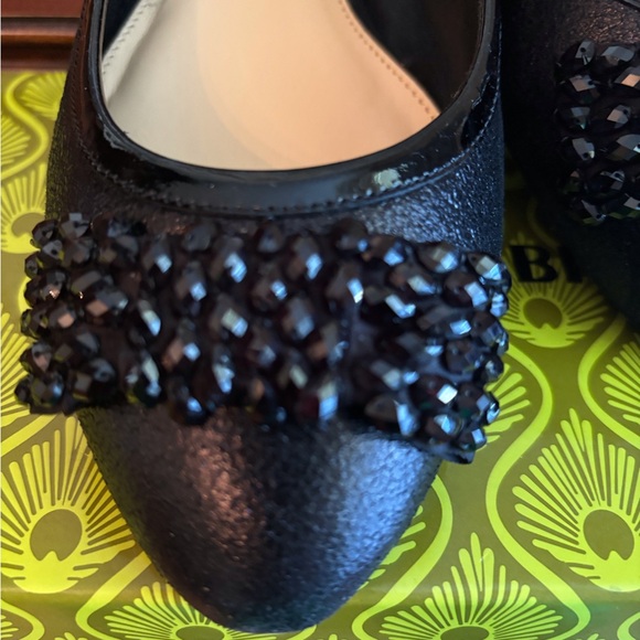 Gianni Bini Bedazzle Black Beaded Flats - Picture 6 of 11